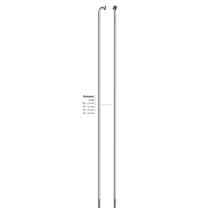 Alpina spaak zink 14-210 zonder nippel zilver (144st)