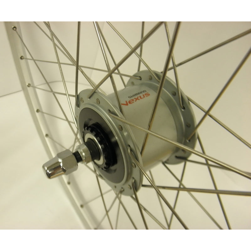 Load image into Gallery viewer, Voorwiel 28-15 8-13 8 622 zilv m naafdyn. roll.brake zac-2000
