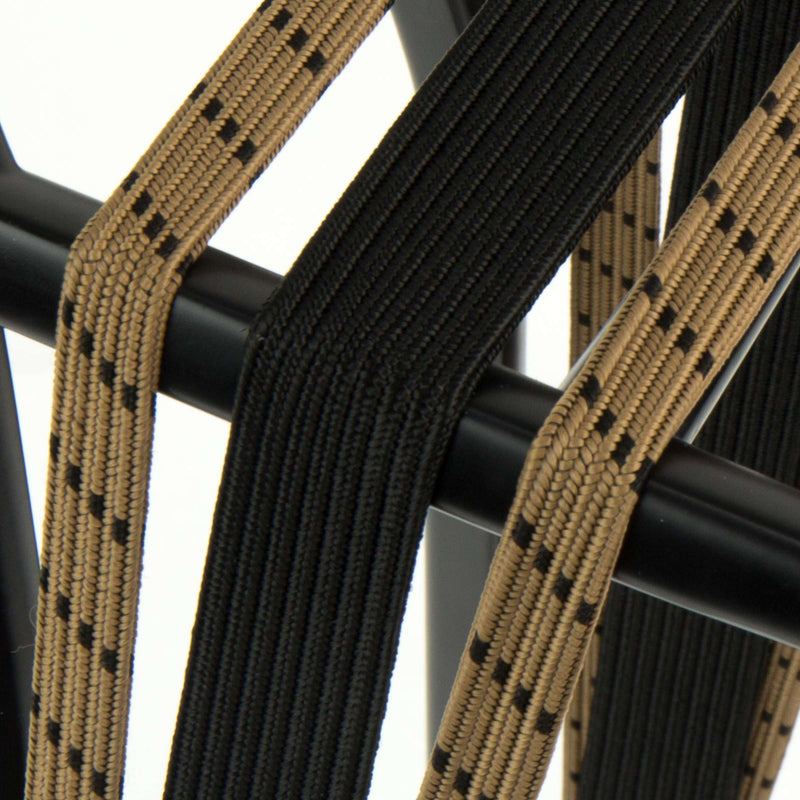 Load image into Gallery viewer, Qibbel widek triobinder eye met haak 24+2x12mm zwart chinin
