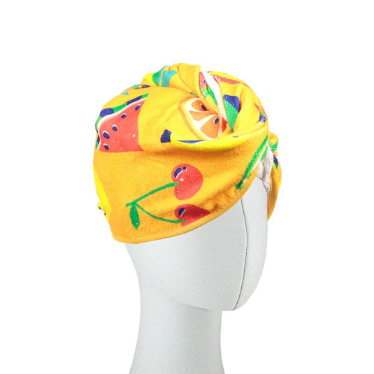 Zomerfruit microvezel haarwikkelhanddoek