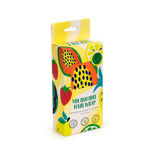 Zomerfruit microvezel haarwikkelhanddoek
