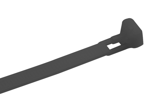 Meister kabelbinder hersluitbaar zw 25st w - wu7452450