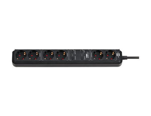 Brennenstuhl wifi-stekkerdoos - 6 aansluitingen - voor binnen - zwart
