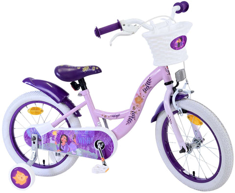 Disney Wish Kinderfiets - Meisjes - 14 inch - Paars