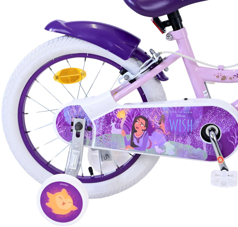 Load image into Gallery viewer, Wunsch disney wish kinderfiets - meisjes - 16 inch - paars - twee handremmen
