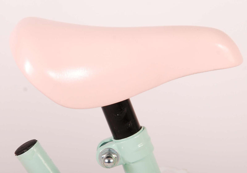 Load image into Gallery viewer, Woezel Pip Pip Kinderfiets Meisjes 10 inch Mint Blauw Roze Doortrapper
