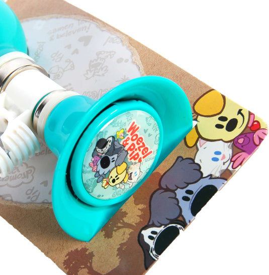 Woezel Pip Fietstoeter - Kinderen - Mint Blauw