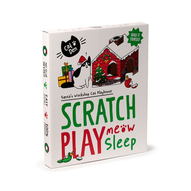 Abi kerstgrot kerstmis 100% karton kat speelhuisje