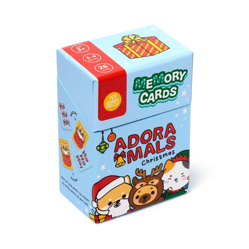 Load image into Gallery viewer, Kerstmis adoramals kids memory kaartset
