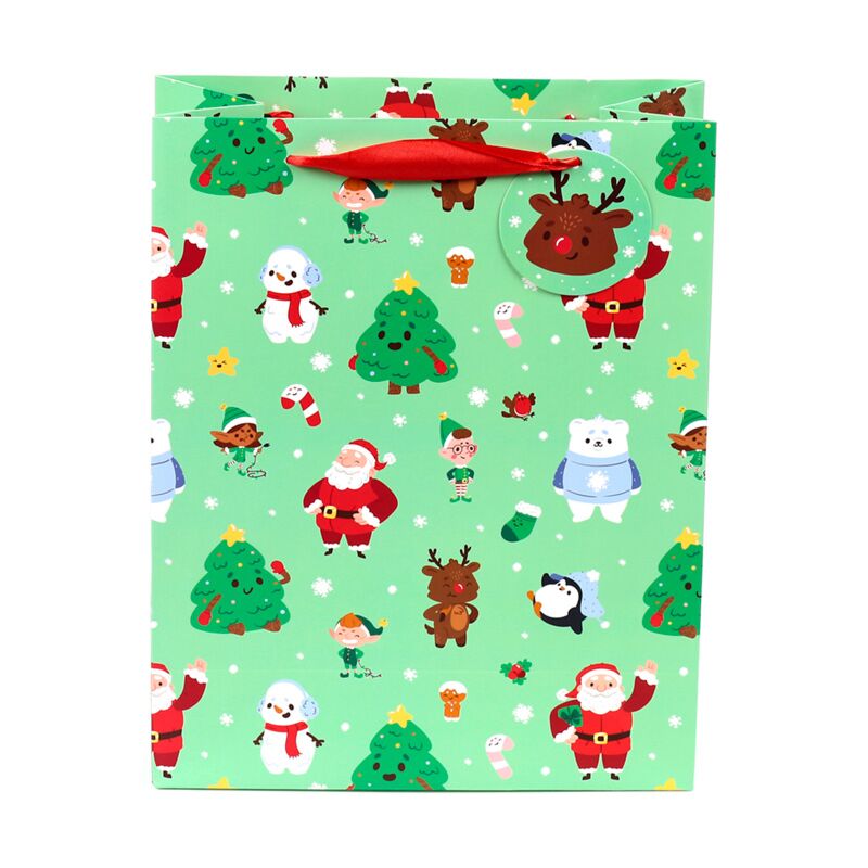 Load image into Gallery viewer, Jingle kerstmis cadeautasje large
