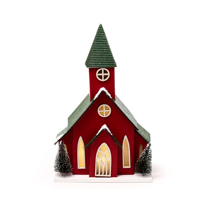 Load image into Gallery viewer, Kerstmis kerk led decoratie
