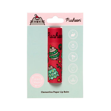 Union kerstmis pusheen de kat papier lipbalsem stick