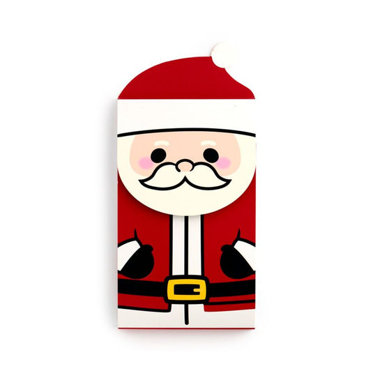 Kerstmis festive friends kerstman flip open memoblok