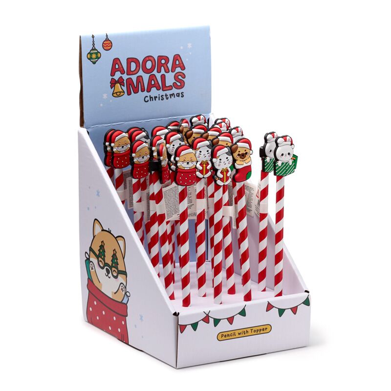 Load image into Gallery viewer, Kerstmis adoramals - pvc top potlood
