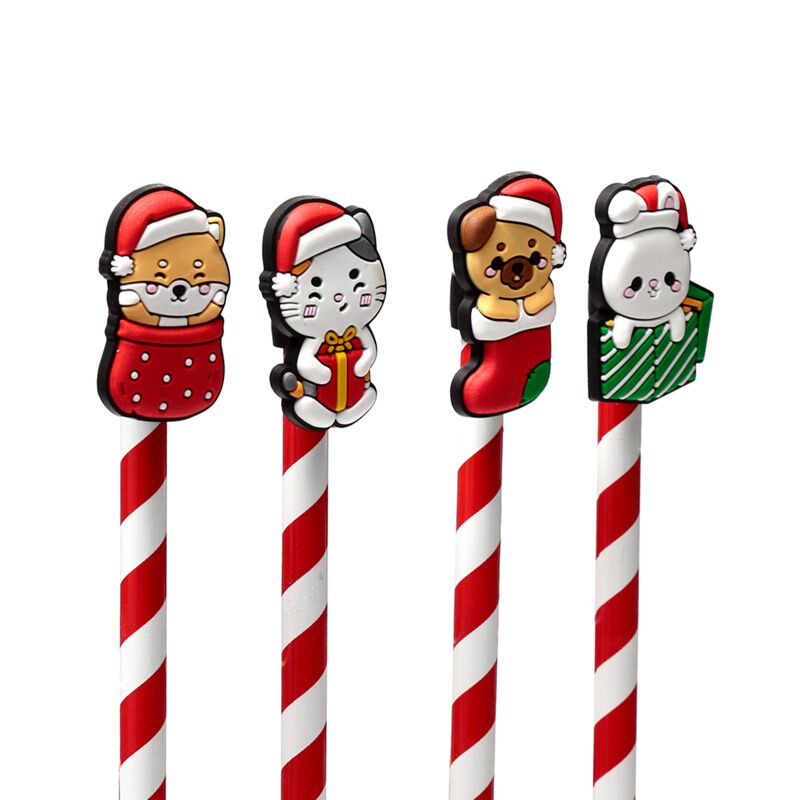 Load image into Gallery viewer, Kerstmis adoramals - pvc top potlood
