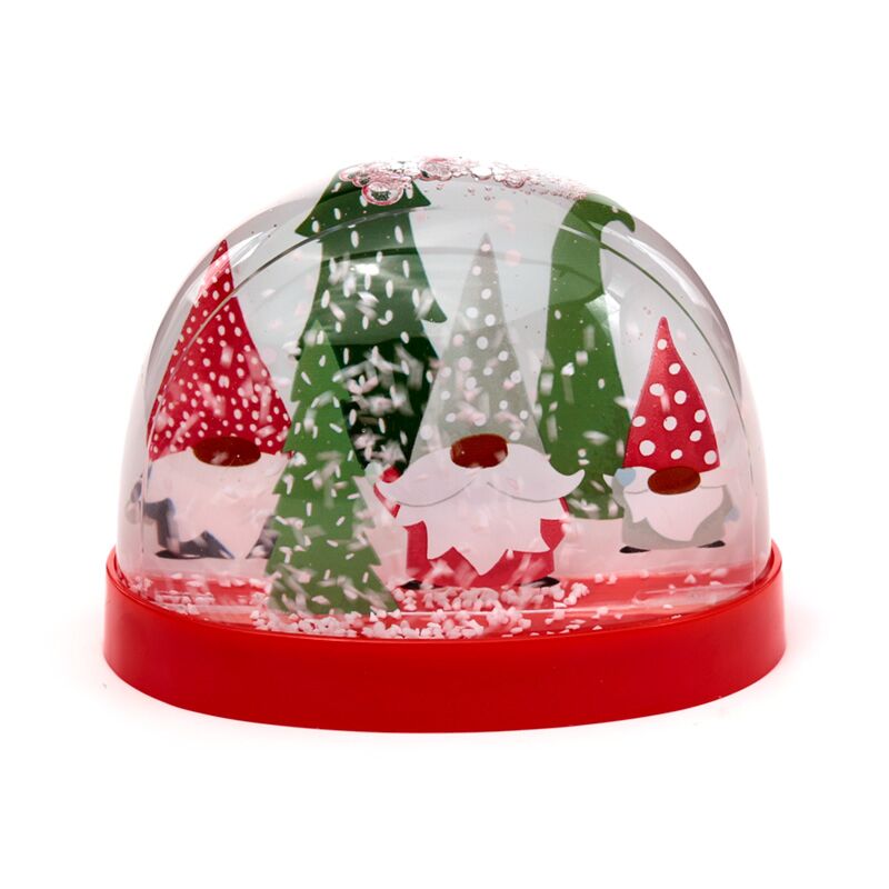 Load image into Gallery viewer, Kerstmis gnoom large glitter sneeuwbol

