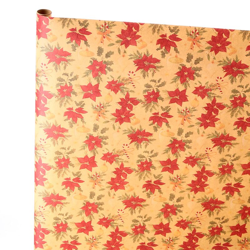 Load image into Gallery viewer, Christmas botanicals 3m cadeaupapier rol
