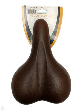 Selle comfort zadel sporty bruin gel