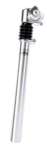 zadelpen verend 27,2 x 310 mm aluminium zilver