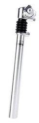 zadelpen verend 27,2 x 310 mm aluminium zilver