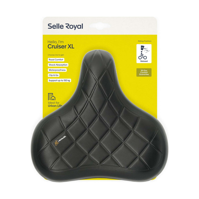 Load image into Gallery viewer, Selle royal selle zadel cruiser relaxed xl zwart
