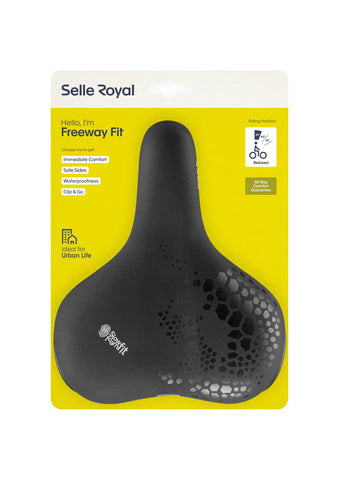 Selle Royal zadel Freeway Fit Relaxed zwart