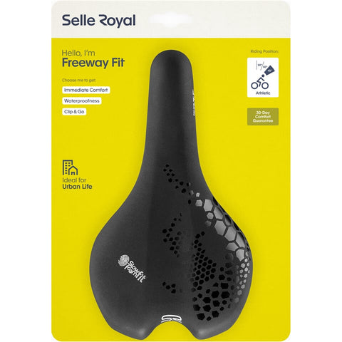 Selle Royal zadel Freeway Fit Athletic zwart