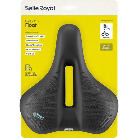 Selle Royal zadel Float Relaxed zwart