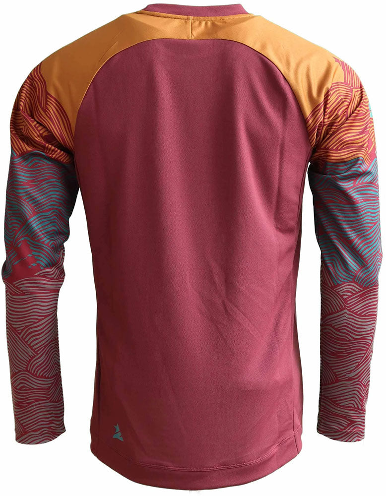 Load image into Gallery viewer, Zimtstern braapz - mtb long sleeve jersey windsor wine windsor wine | xxl
