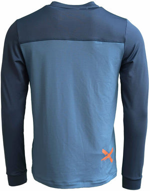 Zimtstern crewz - mtb long sleeve jersey blue steel | m