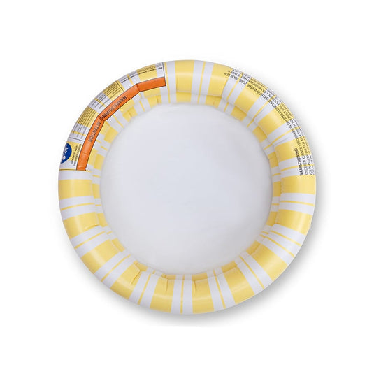 Striped bliss | geel wit baby zwembad ø 60 cm