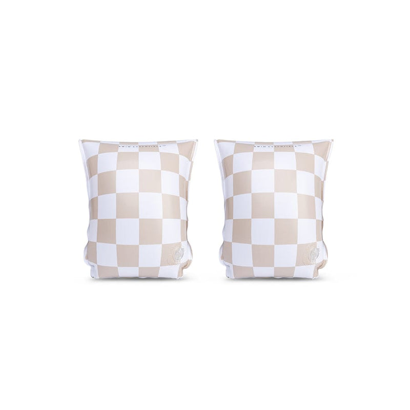 Load image into Gallery viewer, Checkmate | beige zwembandjes 0-2 jaar
