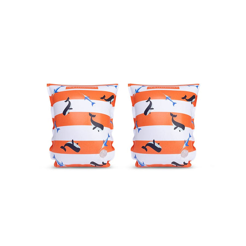 Load image into Gallery viewer, Ocean stripes | rood witte zwembandjes 0-2 jaar
