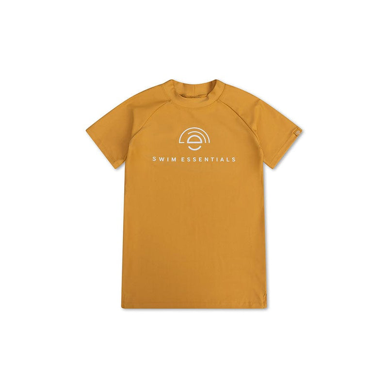 Load image into Gallery viewer, Pure tones | geel uv zwemshirt met korte mouwen
