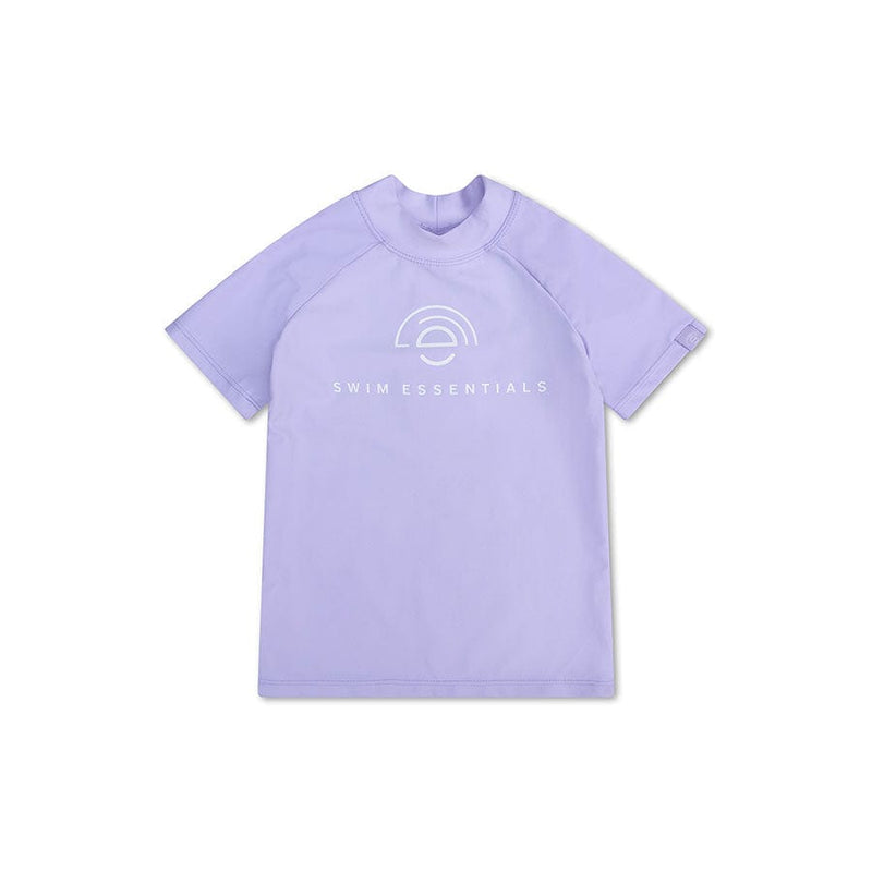 Load image into Gallery viewer, Pure tones | lila uv zwemshirt met korte mouwen
