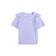 Leopard | lila uv zwemshirt met korte mouwen