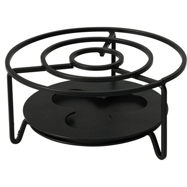 Excellent houseware rechaud ã˜16xh8cm zwart rechaud rvs ã˜16xh8cm zwart