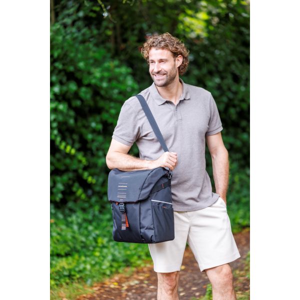 Load image into Gallery viewer, Newlooxs tas new looxs vigo enkel | zwart oranje | 20l

