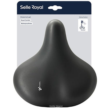 Selleroyal fietszadel selle royal gipsy spring relaxed - zwart