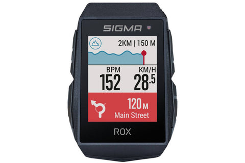 Sigma fietscomputer Rox 11.1 Evo GPS stuurhouder zwart