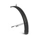 Eurofender voorspatbord 28 inch 58mm vlak mat zwart tempo square