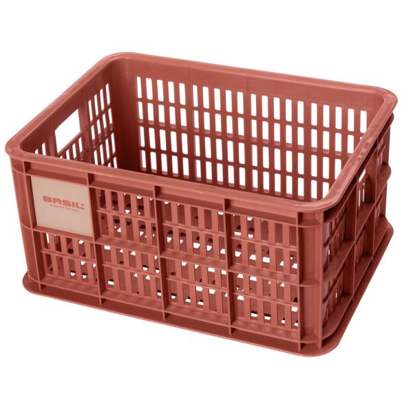 Load image into Gallery viewer, Basil fietskrat S - klein - 17.5 liter - rood

