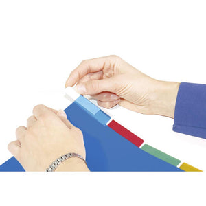 Kangaro tabblad a4 venster pp 120 micron assorti 23-gaats 5-delig<br>