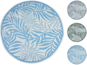 Home styling vloerkleed campingmat voor buiten rond