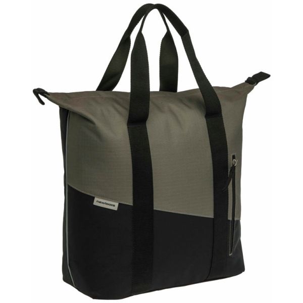 Afbeelding laden in galerijviewer, Newlooxs tas new looxs kota shopper | oslo | zwart groen | 24l
