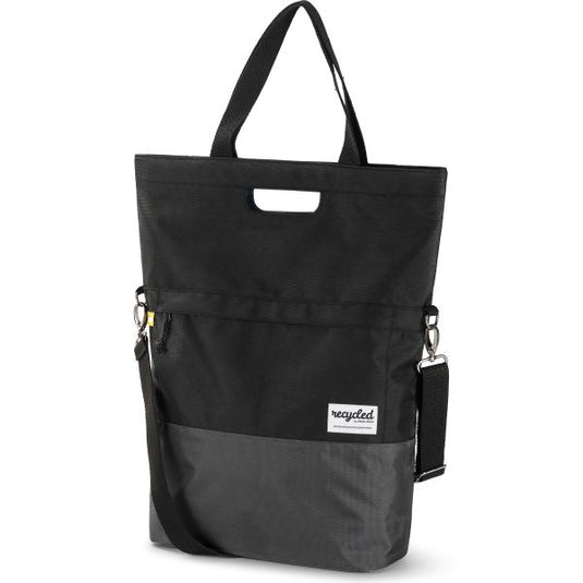 Urban Proof fietsshopper Recycled zwart grijs
