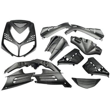 Edge plaatset 13-delig voor peugeot speedfight 2 - carbon look