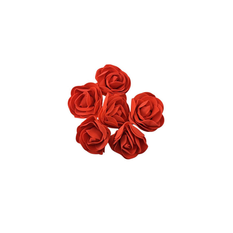 ギャラリービューアに画像をロードする, Set a 6 vilten rozen 5,5x5x3,8 cm
