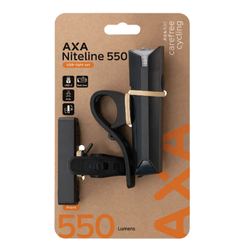 Afbeelding laden in galerijviewer, Axa verlichtingsset niteline 550 - usb (op kaart)
