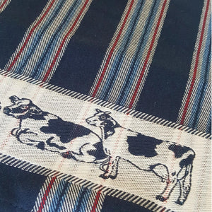 Ddddd theedoek friesian blue 60x65cm 6 stuks